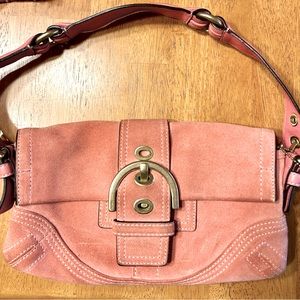 Coach Suede Handbag